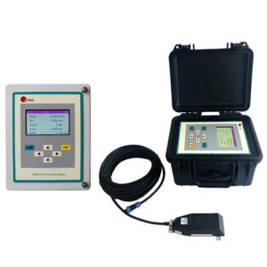 pulse output hydraulic monitor open channel doppler flow meter for partially