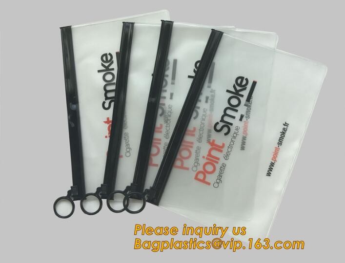 Plastic Bag OEM Custom PVC Loop Handle Image Printed Plastic Shopping Bag,Promotional Clear Waterproof Plastic Cosmetic