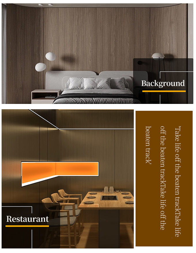 Waterproof And Mildew Proof Flat Wood Grain 1220mm Decorative PVC Wallboard Wall Panels