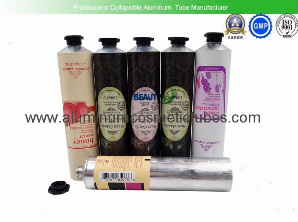 Light Weight Aluminum Ointment Tubes , Beauty Product Metal Squeeze Tubes For
