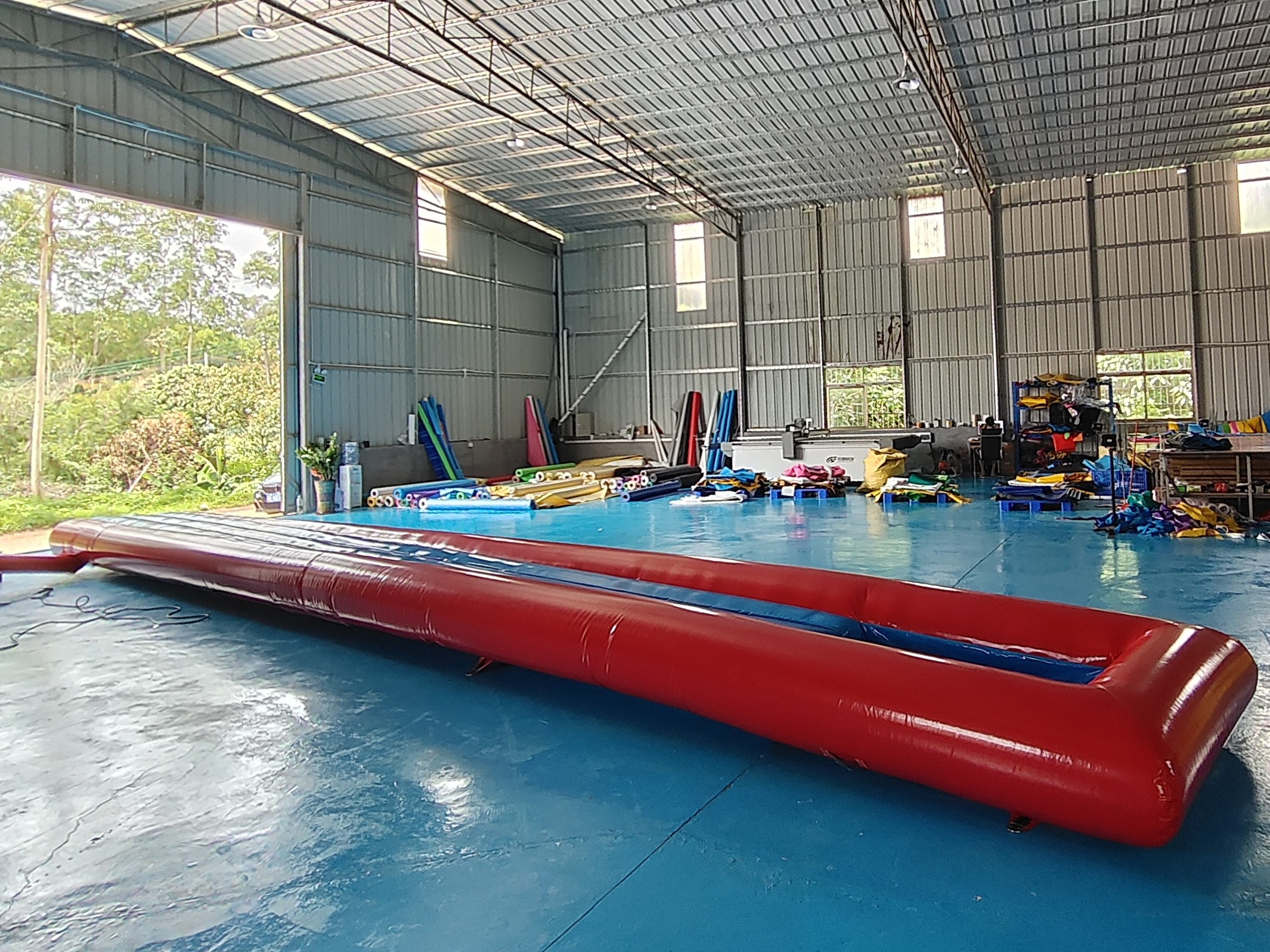 Commercial Grade PVC Tarpaulin Water Slide Accessory Inflatable Water Game Long Slide For Adults