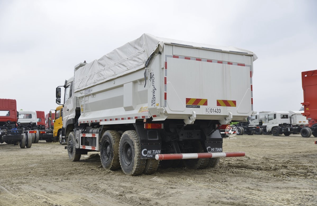 350hp Left Hand Drive 10 Wheel Dongfeng 6X4 Tipper Truck For Sand And Gravel Dumping