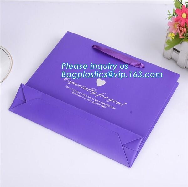 Luxury Paper Gift Carrier Shopping Bag Party Bag with Handles,printed paper carrier bag for apparel shopping bag, bageas