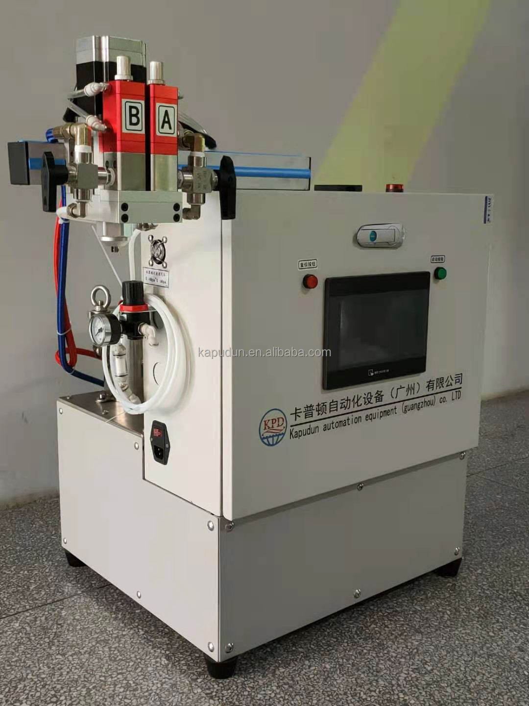 Semi Auto Glue Dispenser AB Mixing Doming Liquid Glue Dispensing Machine Equipment