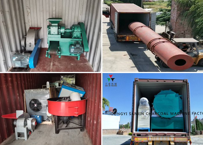 BBQ Extruding Hexagonal Charcoal Briquette Machine