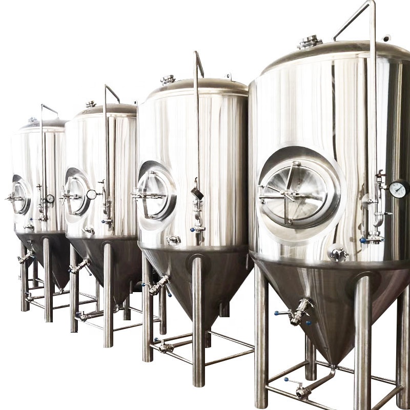 Electricity/Steam/Fire Heating Conical Fermentation Tank for Small Batch Brewing