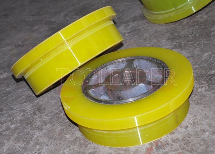 Dia 250-600mm Polyurethane Wheel Rubber Wheels for Trackless Steerable Transfer Carts