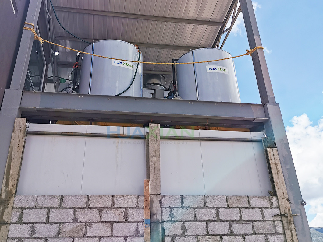 China Manufacturer Price Flake Ice Maker With Ice Storage Room