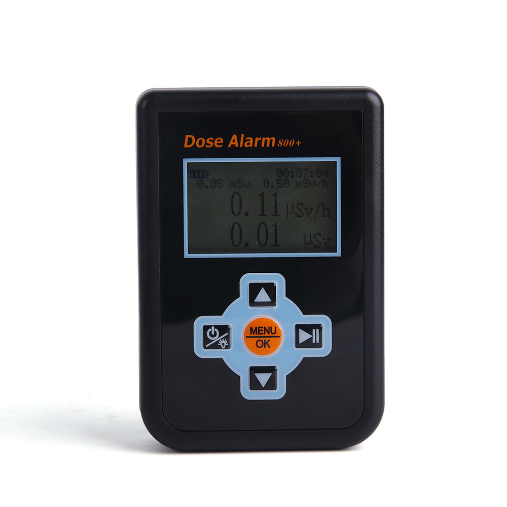 Lightweight Personal Beta Gamma X Ray Detector Dose Alarm Devices 80CPM
