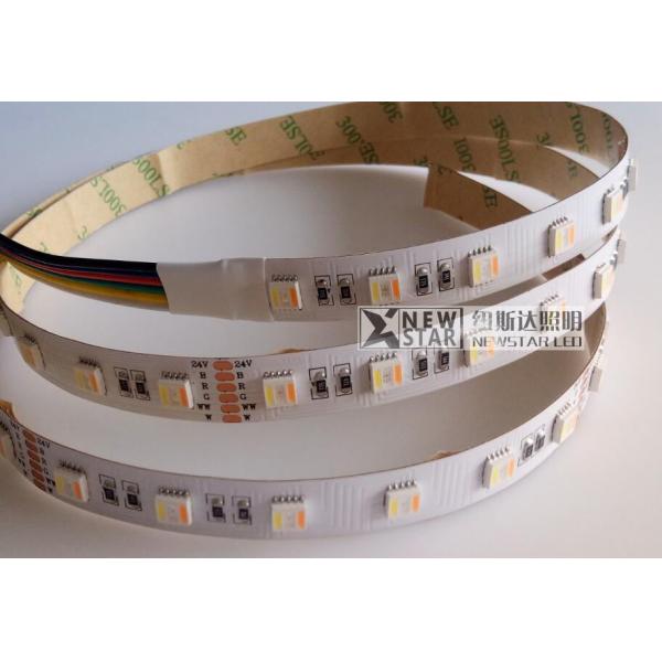 China RGB and CCT Adjustable five in one LED 5 in 1 all color with dual white DC12V DC24V RGBCCT LED Strip Light on sale