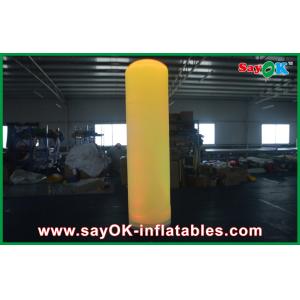 China Customized Pink Inflatable Lighting Decoration 4m Lamp Poles For Event on sale