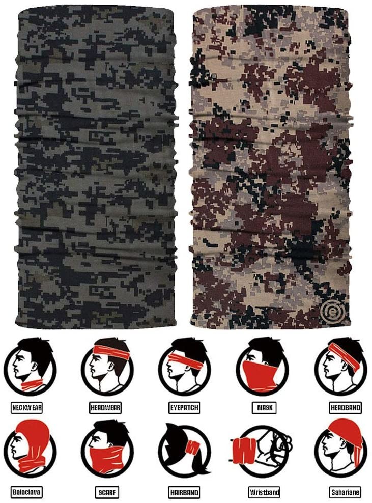Half Face Breathable Protective Reusable Rave Face Bandana