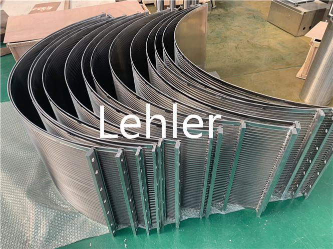 Wedge Sieve Bend Screen 0.15mm Slot SS316L For Dewatering / Drying Equipment