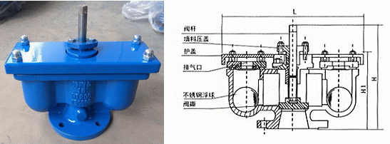 INDUSTRIAL Double Orifice Automatic Air Release Valve for Low Temperature Air Control