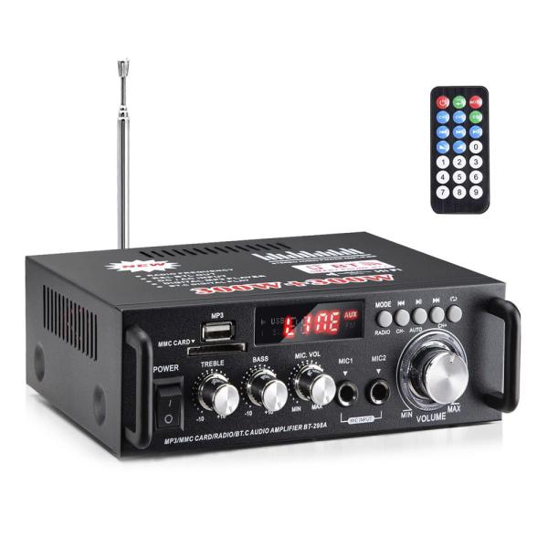 2 Channels 2.0 LCD Display 300W 300W Digital HIFI Audio Stereo Power Amplifier