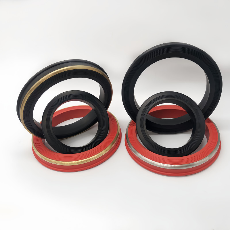 2" 80 HNBR Wear Resistance Union Lip Seal Gasket With brass backing