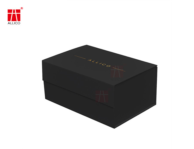 CMYK White Gift Box With Lid Collapsible Groomsmen Proposal Box With Magnetic
