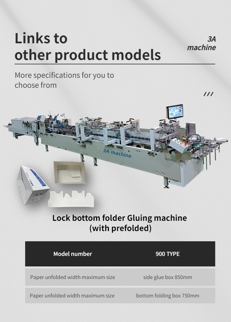 Effortlessly Create Cardboard Boxes CQT-Automatic Glue Machine for Box Folder Gluer