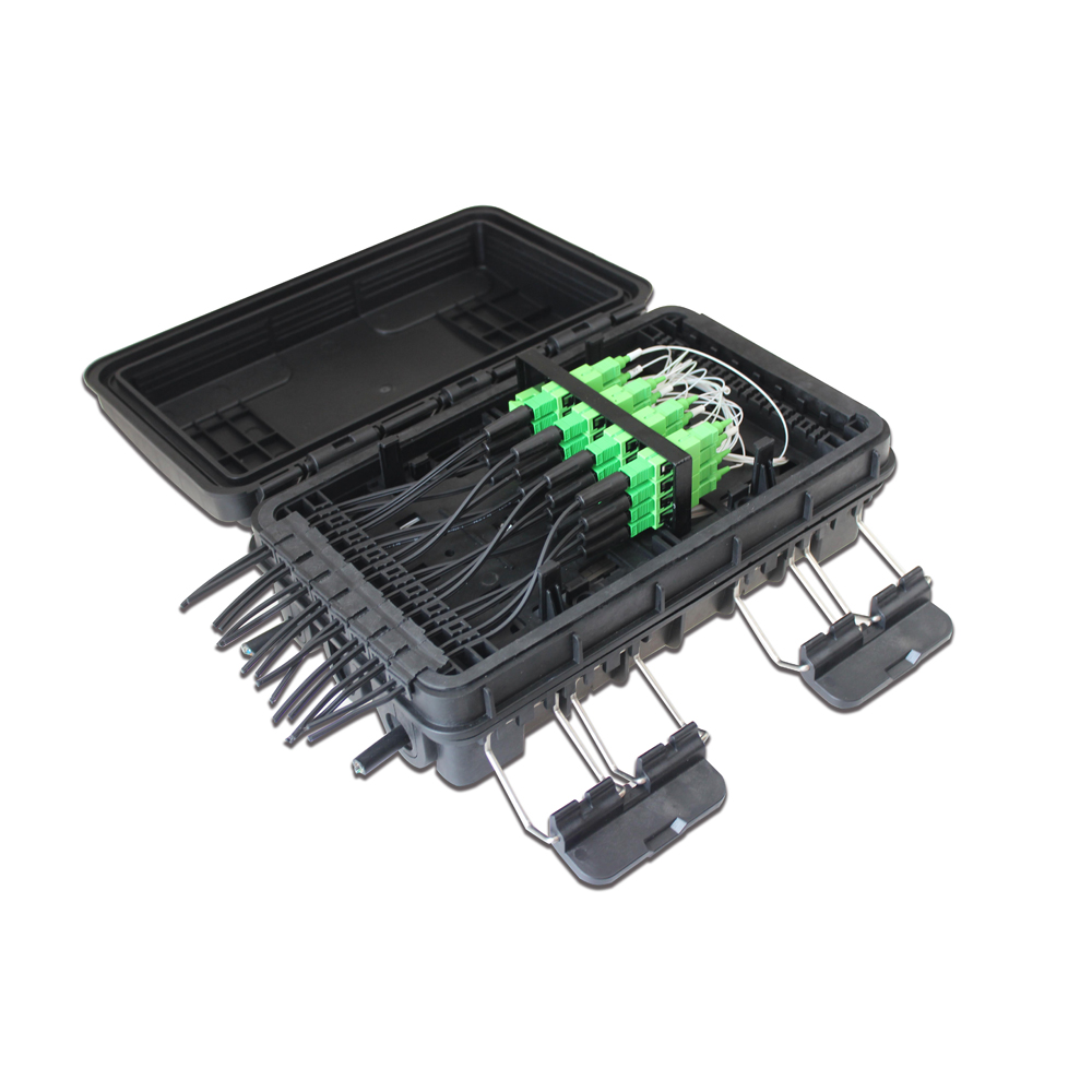 External Three-Tier Joint Closure Fiber Optic Splice Enclosure 24 Core