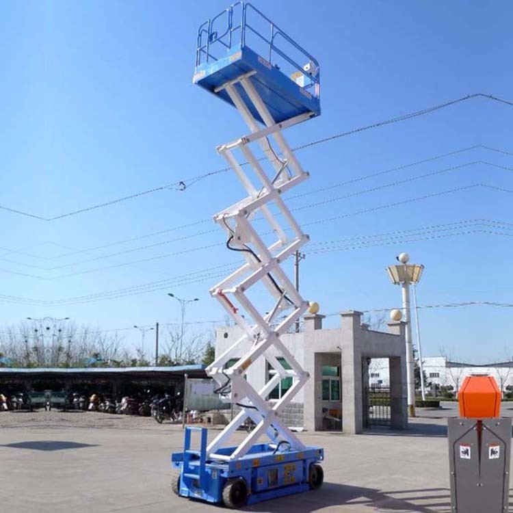 Lifting height of 14m Self-cutting fork type aerial working platform