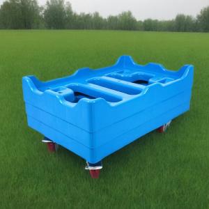  Lightweight Design Attached Lid Nestable Crate Plastic Platform Dolly Manufactures