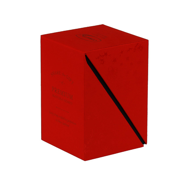 Premium Design Hard Cardboard Paper Gift Jar Bottle Honey Box Packaging Custom Logo Print
