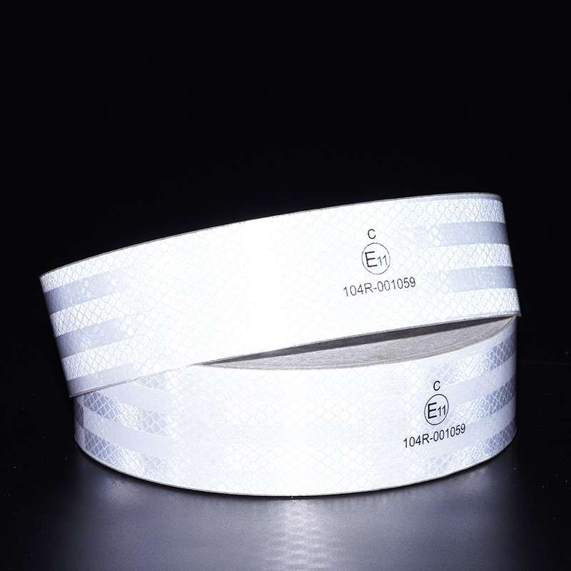 Red 2 inch Self Adhesive Conspicuity Emark ECE Reflective Tape for Truck Vehicle