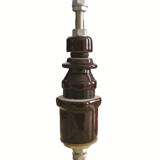 Glazed LV Porcelain Transformer Bushings 3KV DIN 42539 With Conductor
