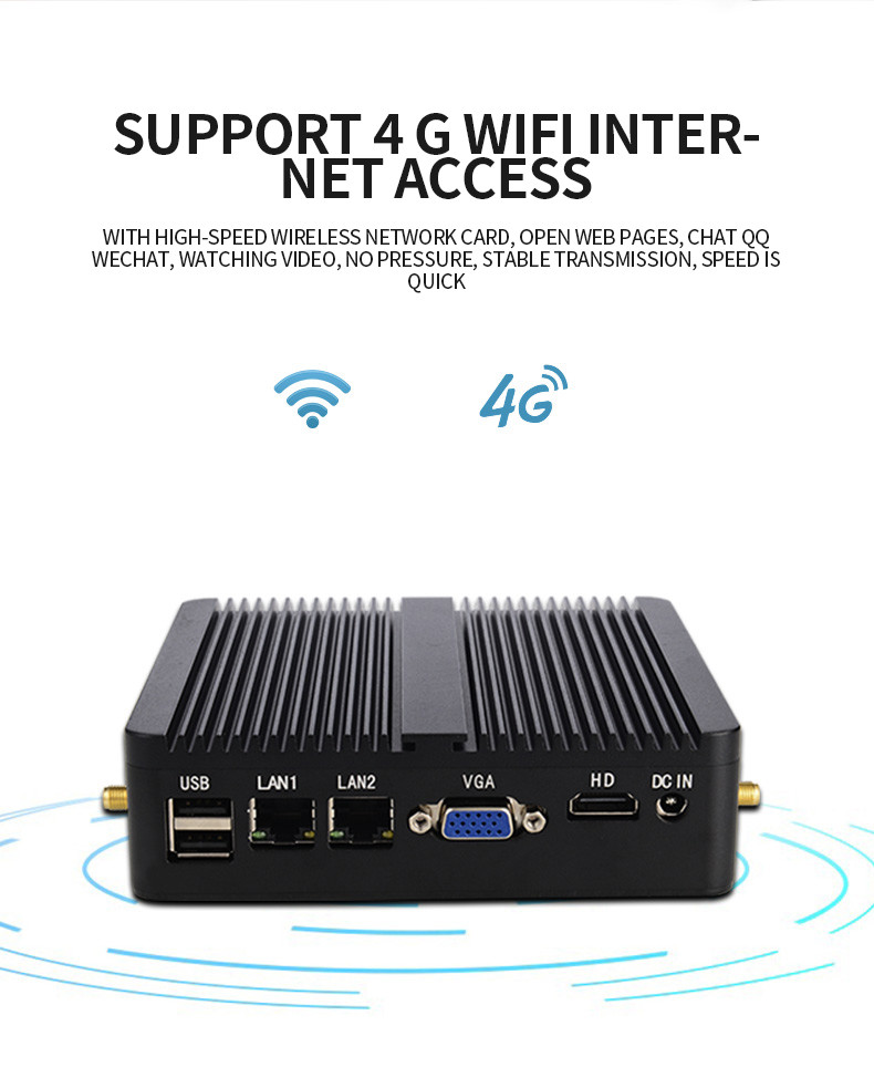 Multi String Fanless Android Computer System Enterprise Office Mini Master