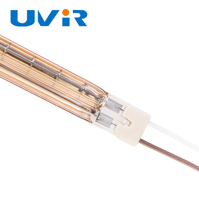 Short Wave Quartz Heat Lamp 400V 5400W 11x23mm Gold Reflector