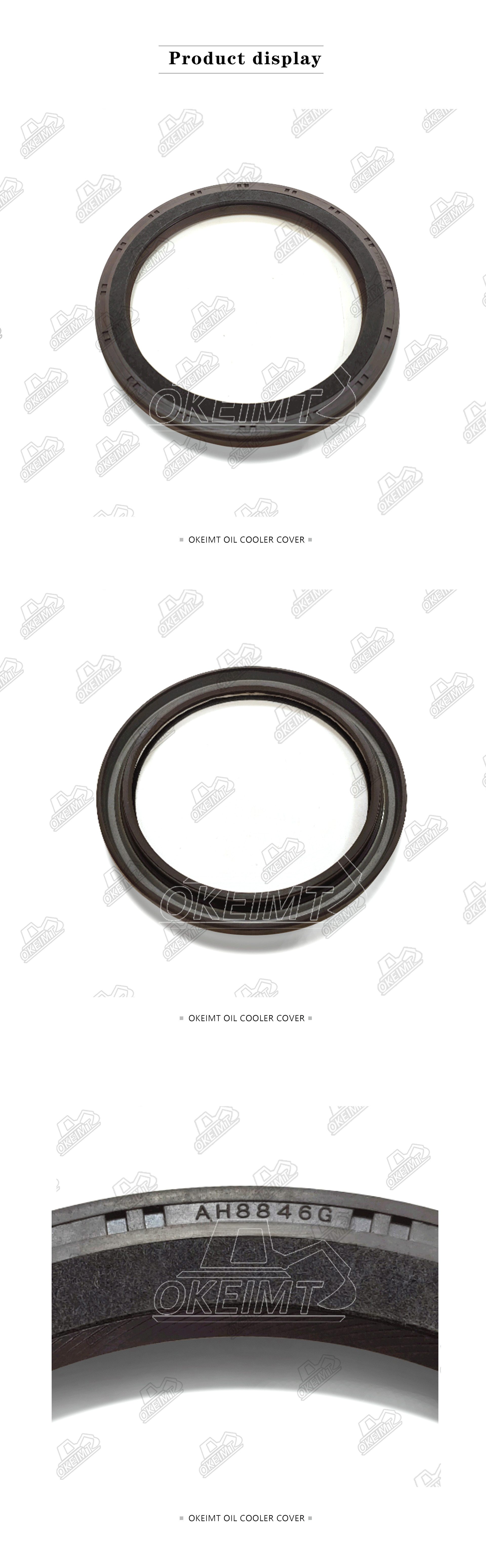 4JB1 8-97049146-0 AH8846G Crankshaft Oil Seal With Felt 95*118*10
