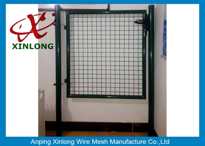 Beautiful Design Welded Fence Gate Iron Wire Material Convenient Installation