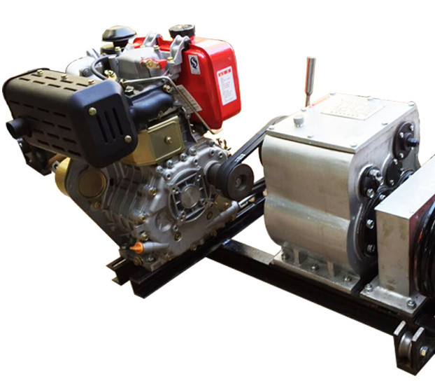 Optional Type Underground Cable Pulling Equipment Cable Tractor Mountain Area Diesel Engine