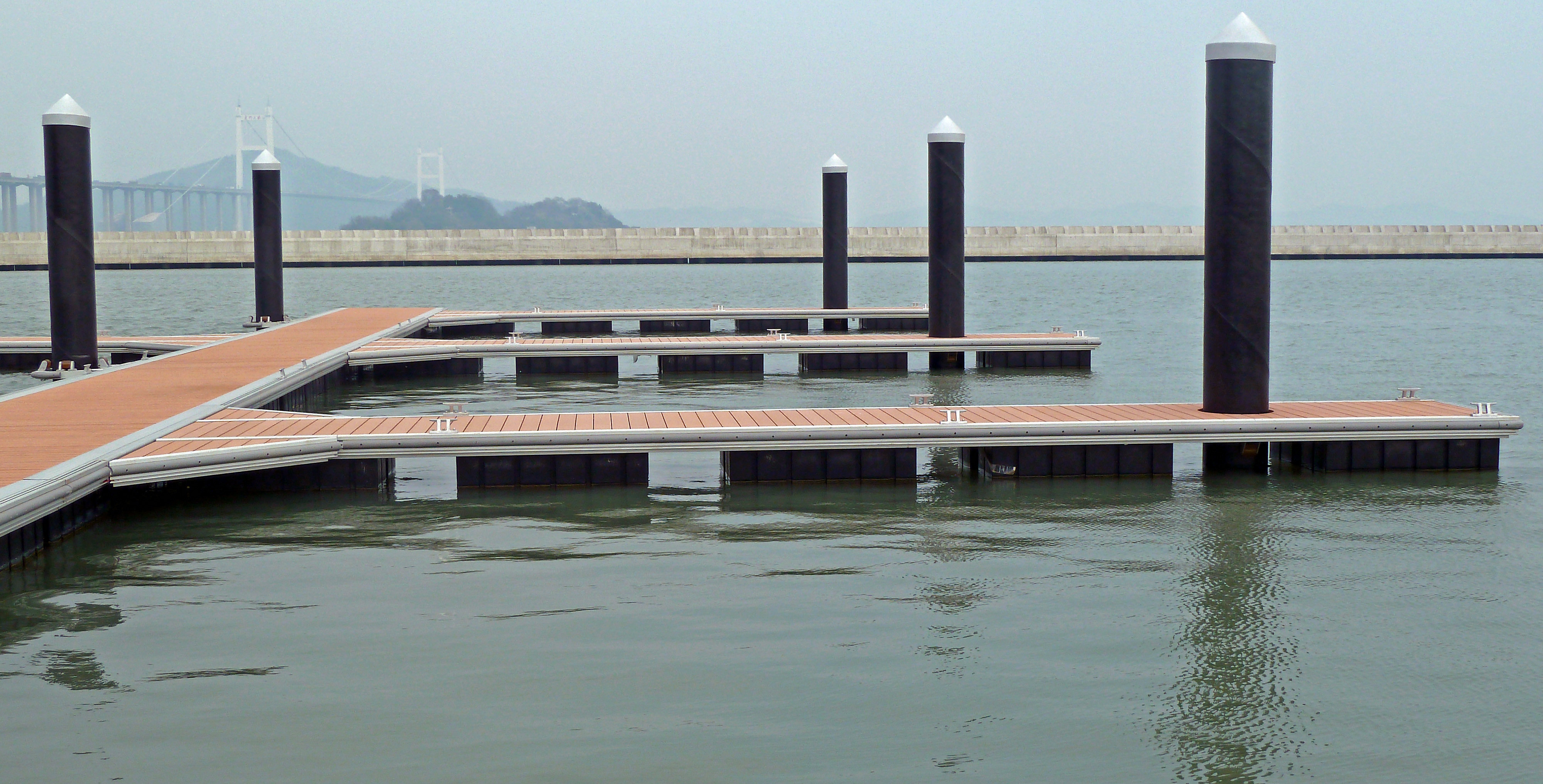 EPS Foam And LLDPE Floatation Marina Dock Floats For Aluminum Floating Walkway Pontoon Floating Platform Bridge Ship