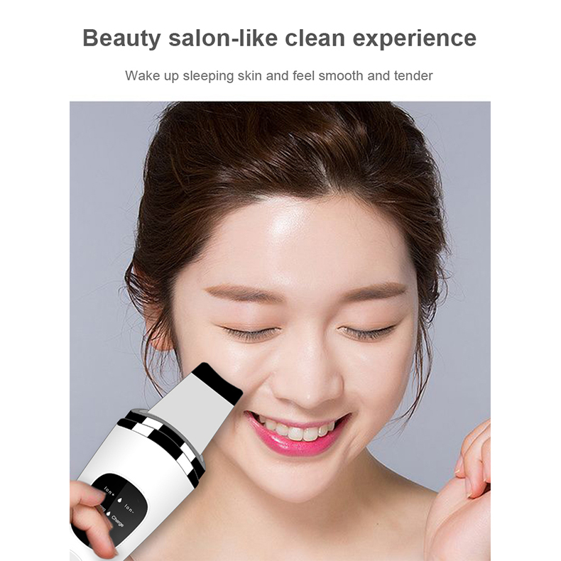3 Modes Exfoliators Ultrasonic Skin Scrubber Spatula Waterproof