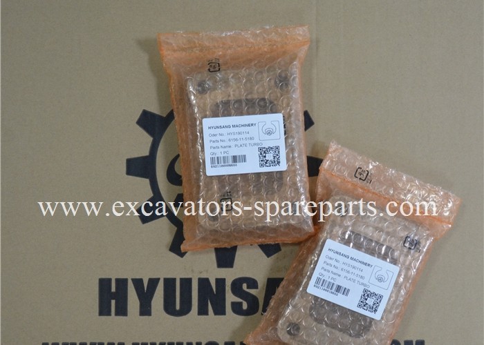 Plate Turbor Excavator Hydraulic Parts 6156-11-5180 708-23-05011 424-01-11310 For KOMATSU PC400-7