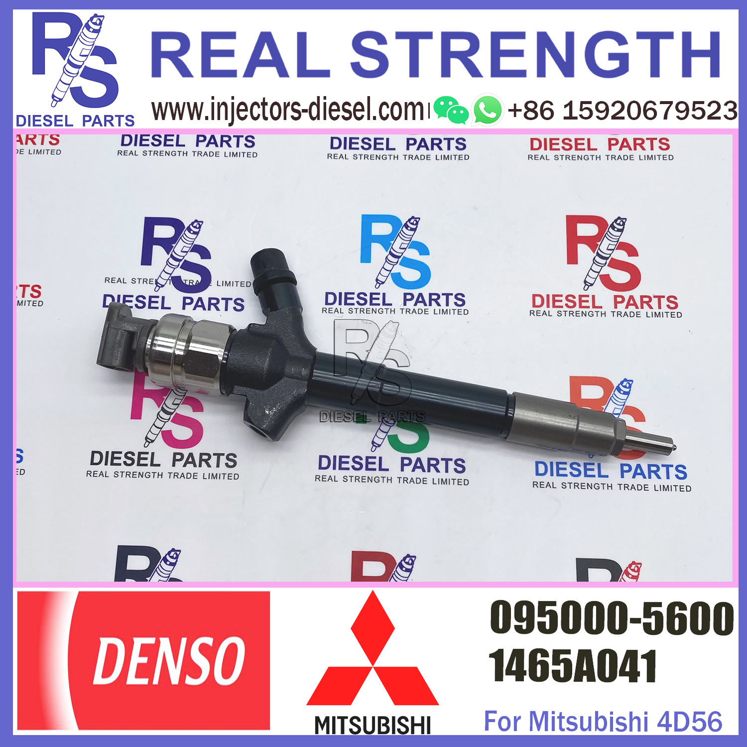 diesel fuel injector 1465A041 common rail injector 095000-5600 for MITSUBISHI L200