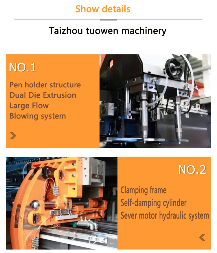 Hdpe Bottle Single Double Station Extrusion Blowing Molding Machine