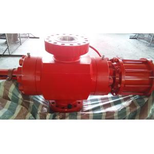 Red Wellhead Surface Safety Valve , FC Hydraulic Gate Valve With Manual