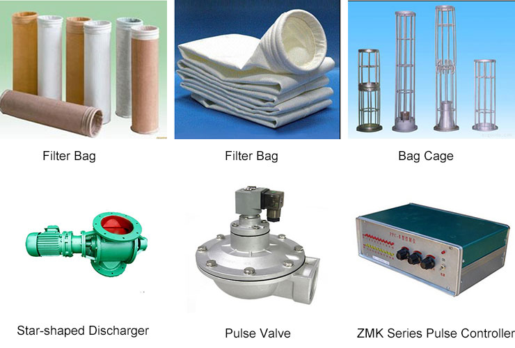AC Motor Promotional Cement Mill Bag Filter Machine With ≤30 Mg/M3 Outlet Dust Concentration