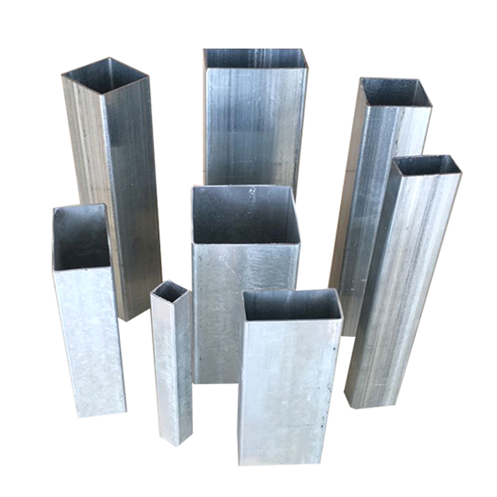 DIN 40X40 Black Rectangular Steel Tube 20mm Galvanized Square Tube