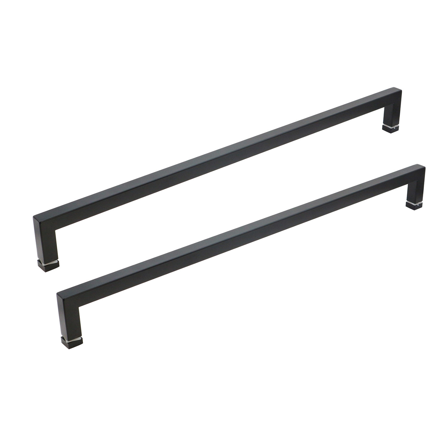 Modern Square Golden Stainless Steel Shower Room Door Handles for Bathroom Glass Door