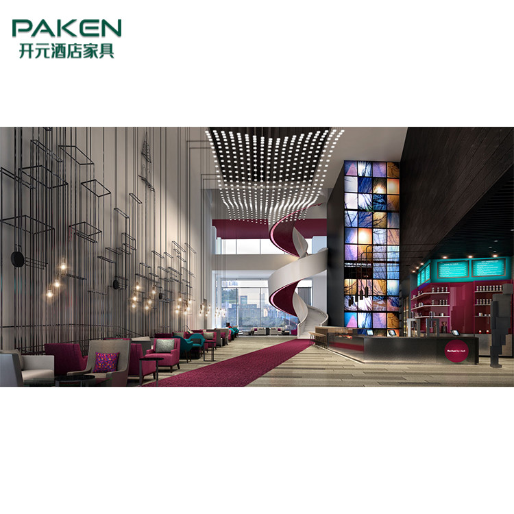 Public Area Luxury Modern Style Five Star Hotel Furniture