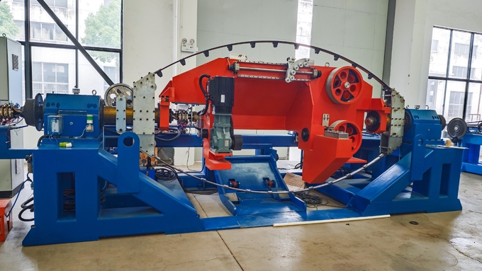 1200mm Central Height Double Twist Stranding Machine with ISMG2-42D15CD-U131FA Main Motor