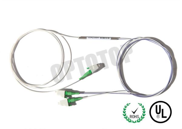 50 / 50 Dual Window Coupler , Wideband Directional Coupler 1 x 2 LC / APC