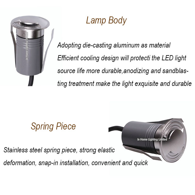 IP67 RGBW Led Underground Lamp Side Emitting Inground Driveway Lights