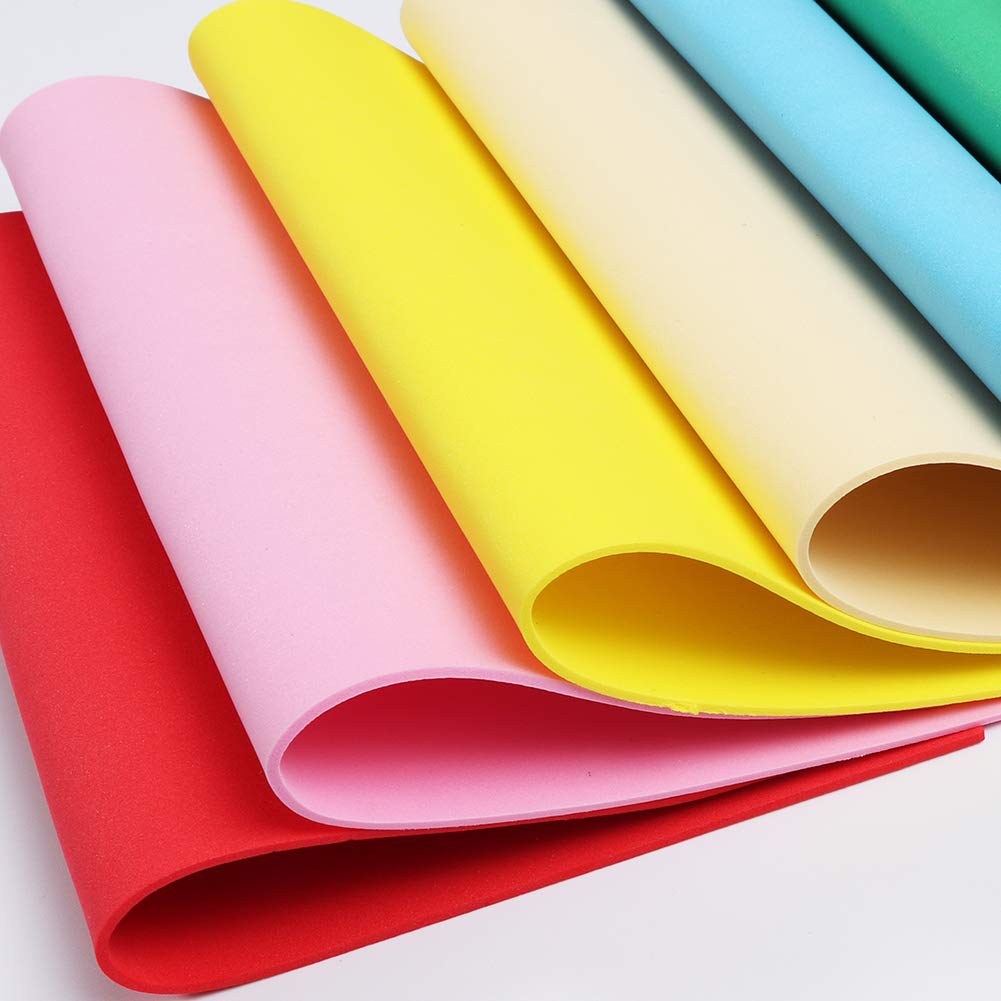 Colored EVA Craft Foam Sheets Die Cutting 0.5mm / 1.0mm / 2.0mm Thick