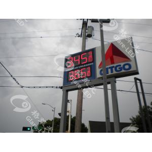 Auto-Dimming Sensor Gas Station Sign LED Display Board with Brightness Control