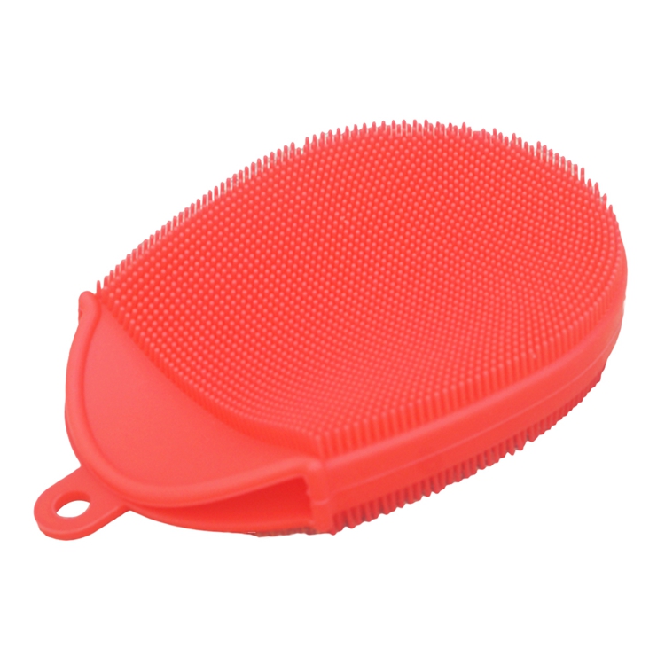Skin Cleaning Silicone Cleansing Pad , Custom Color Silicone Exfoliating Brush