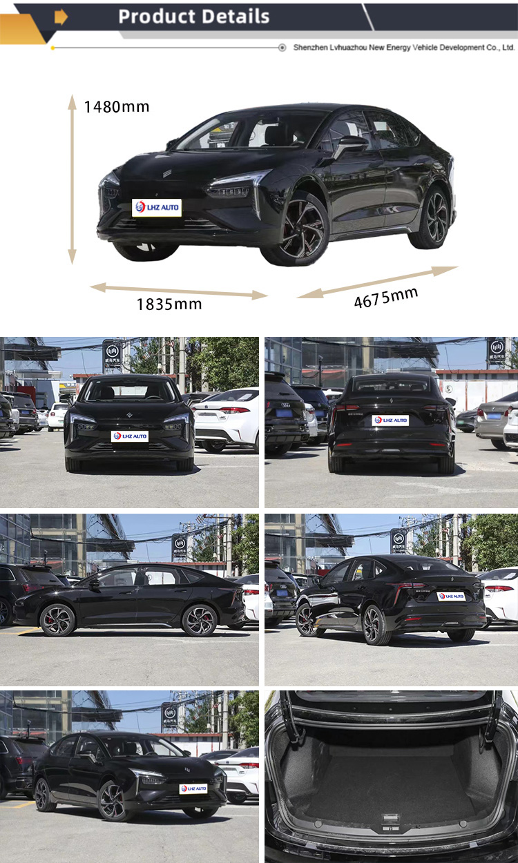 Chinese Energy Vehicles EU Certified Long Endurance 5 Doors 5 Seats 4675*1835*1480mm